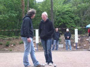 Anja und Frank beim Pokalspiel in Rheingrafenstein